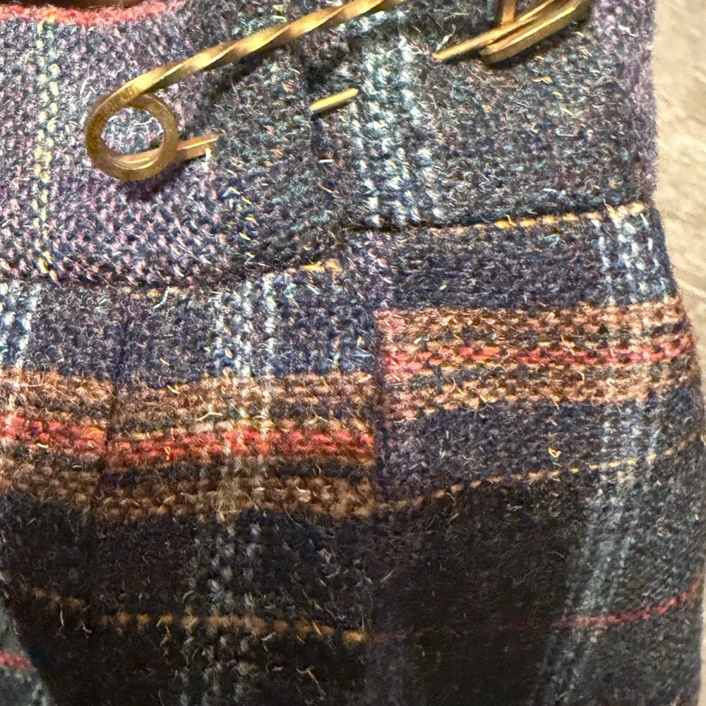 Vintage Breckenridge Quarter-pleated wool skirt - Picture 5 of 7